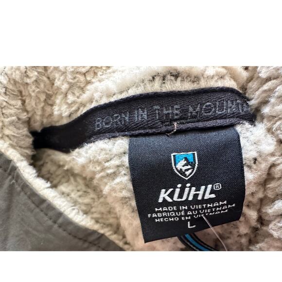 NEW Kuhl Konfluence Fleece Jacket Mens Large Oatmeal Full Zip NWT - Picture 3 of 9